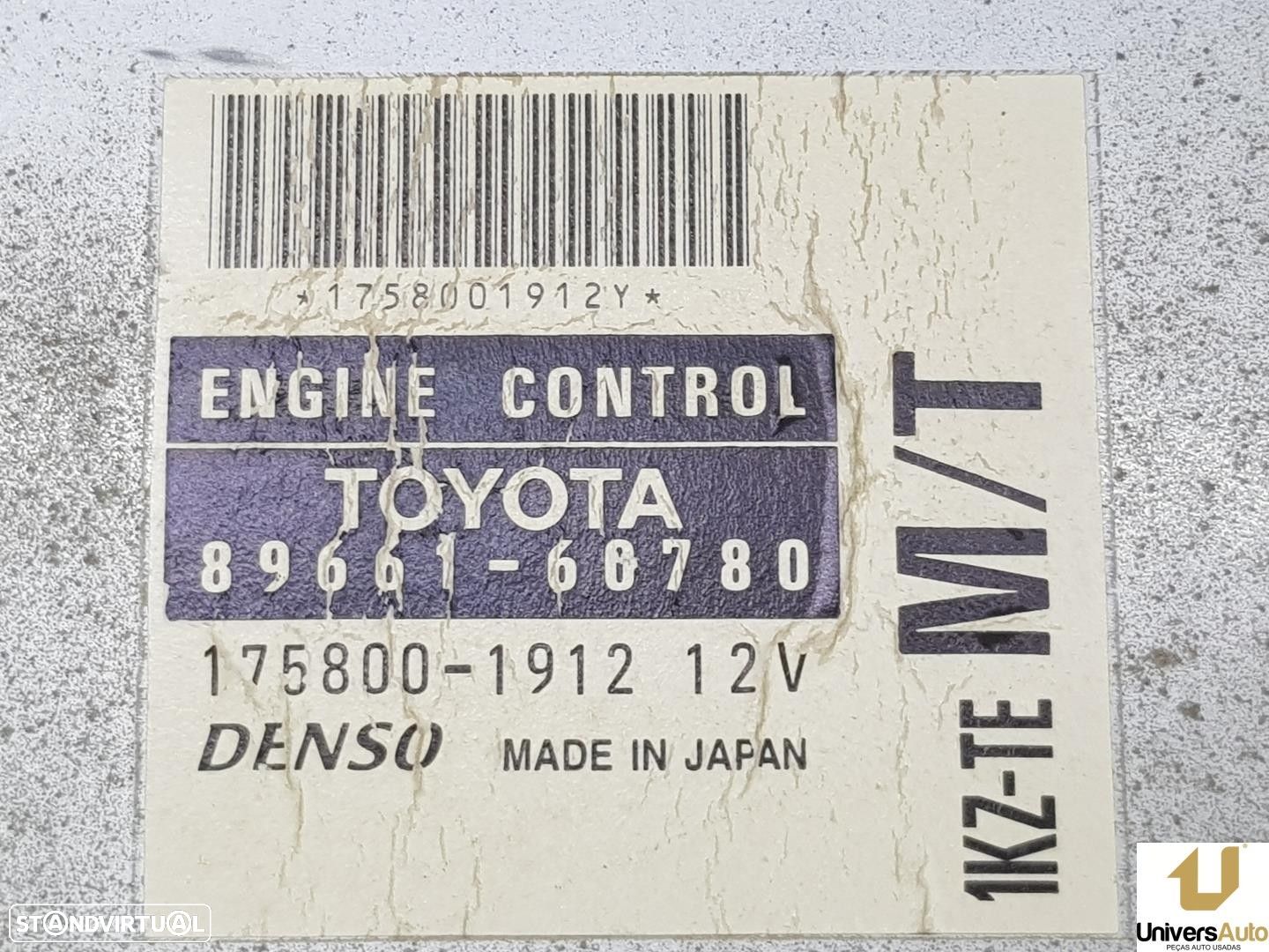 CENTRALINA MOTOR UCE TOYOTA LAND CRUISER 90 2000 -8966160780 - 1