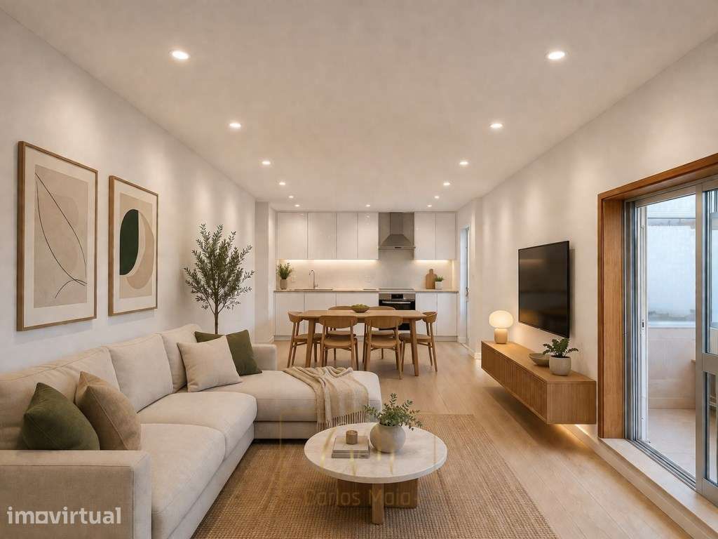 Apartamento T4 com garagem fechada no centro da Póvoa de Varzim - Grande imagem: 5/15