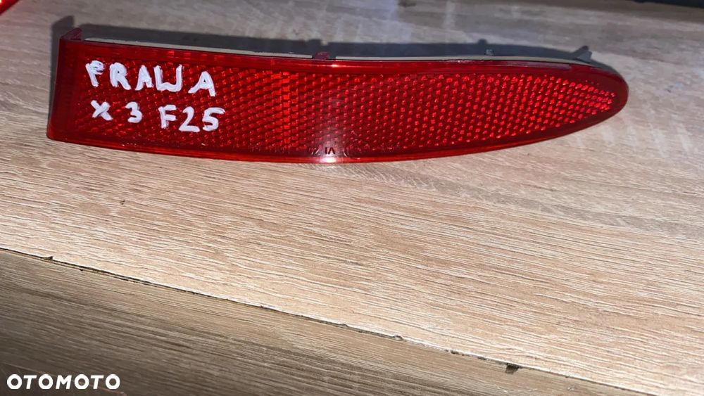 ODBLASK ZDERZAKA PRAWY TYŁ 7217316 BMW X3 F25 - 2