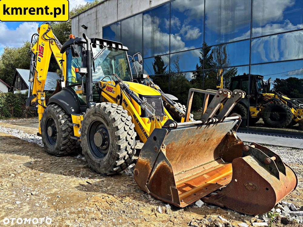 New Holland B 115 C KOPARKO-ŁADOWARKA 2017r. MTH: 3610 | jcb 3cx 4CX 5CX CAT 444 434 CASE 695 590 komatsu 97 - 5