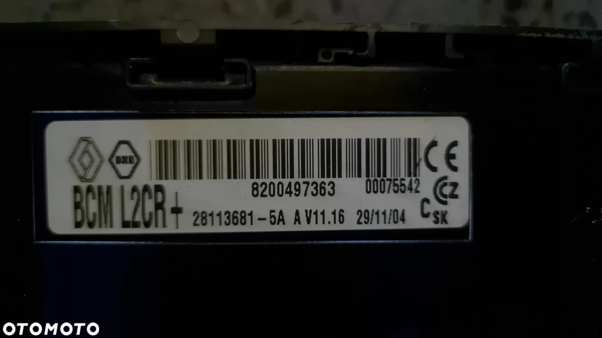 RENAULT MODUS MODUŁ BCM L2CR+8200497363 - 2