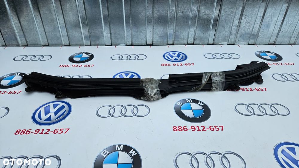BMW 5 E60 E61 Osłona zderzaka przedniego Listwa górna zderzaka Uszczelka 7063835 Pas górny Wzmocnienie 7054360 - 1