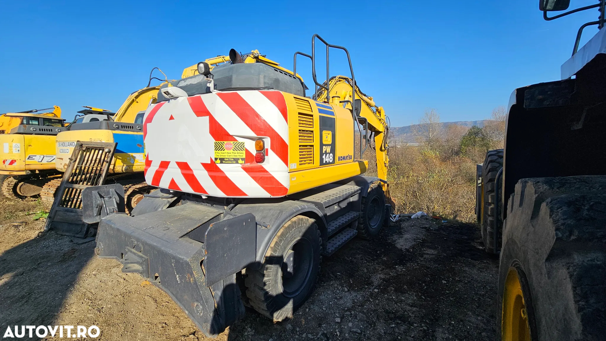 Komatsu PW 148 Excavator pe roți - 3