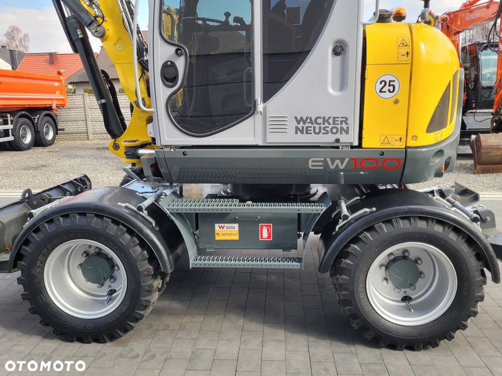 Wacker Neuson EW100 / ROTOTILT / 3 łyżki + widły / - 10