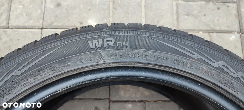 OPONY ZIMOWE 255/40R19 100V XL NOKIAN WRA4 (1417) 7mm ZIMA KOMPLET 4 SZTUKI - 5
