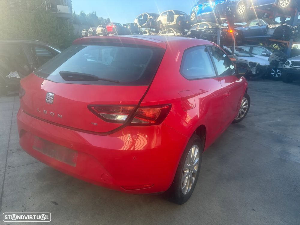 SEAT LEON SC 1.2 TSI 3 PORTAS DE 2015 MOTOR CJZ CAIXA DSG CENTRO DE ABATE EM FIM DE VIDA - 4