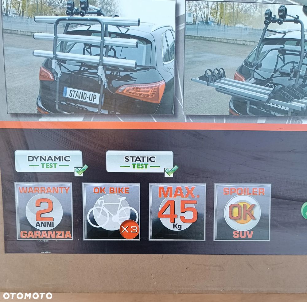 Bagażnik rowerowy na klapę Stand UP 3 - 9