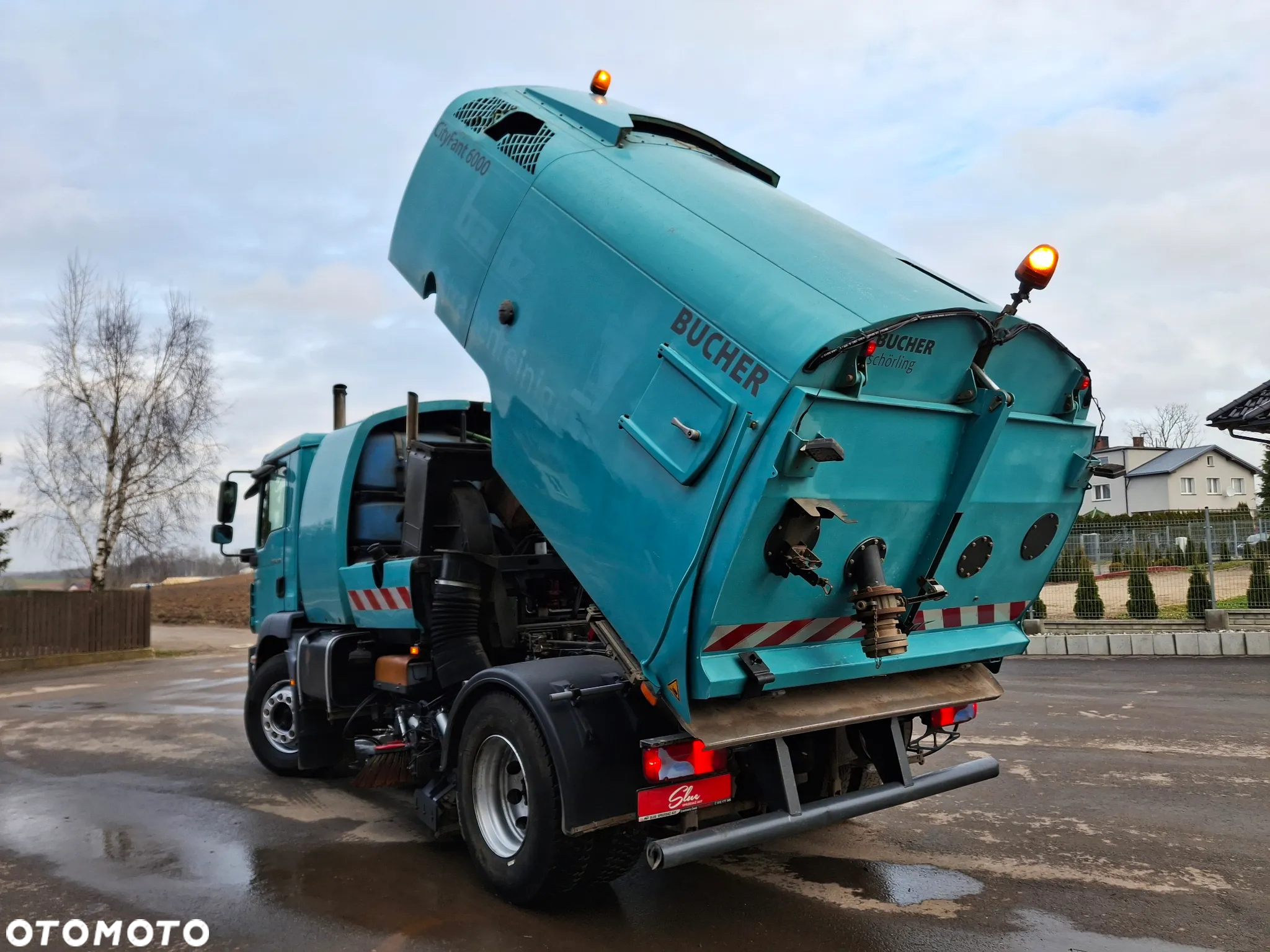 MAN TGM 18.290 Zamiatarka BUCHER 2 Silniki Karcher Mycie Ciśnieniowe - 20