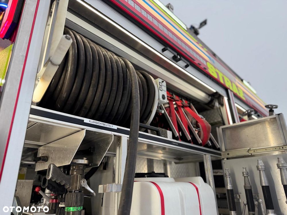 MAN Straż pożarna, Pojazd pożarniczy, Wóz strażacki, MAN L80 średni GBA 4x4 CNBOP, wyciągarka, 3000l wody, reduktor, blokady, mosty - 14