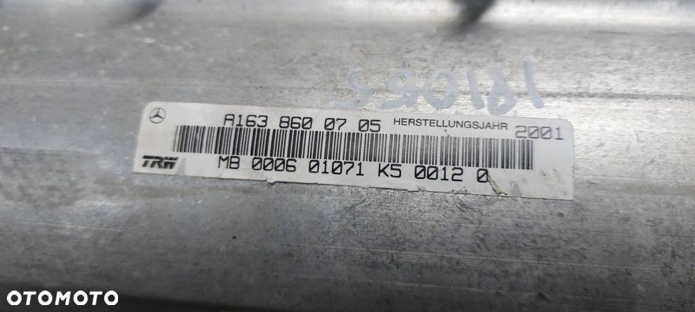ZESTAW AIRBAG POSTRZAŁOWY KOKPIT AIRBAG PASY MERCEDES ML I W163 - 7