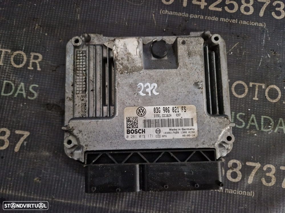 Centralina usada BOSCH 03G 906 021 FS VW EOS 2.0 TDI BMM