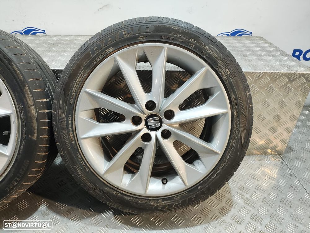 Conjunto 3 Jantes 16 Diamond Silver Seat Ibiza IV 6J FR 7J ET43 5x100 - 5