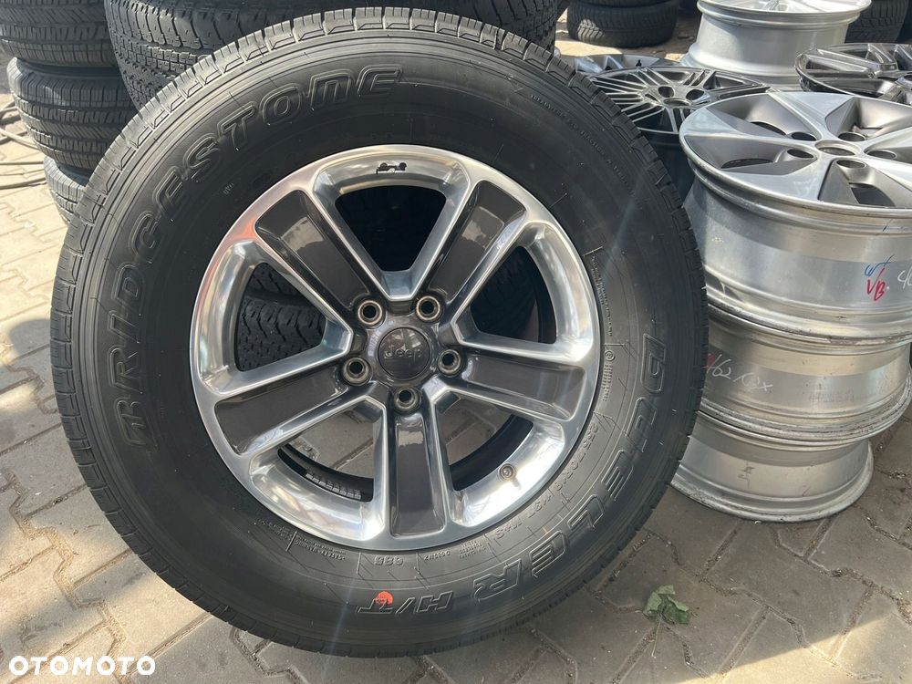 KOMPLET FELG FELGI ALU JEEP WRANGLER 18 5X127 ET44,45 ORYGINALNE CZUJNIKI - 2