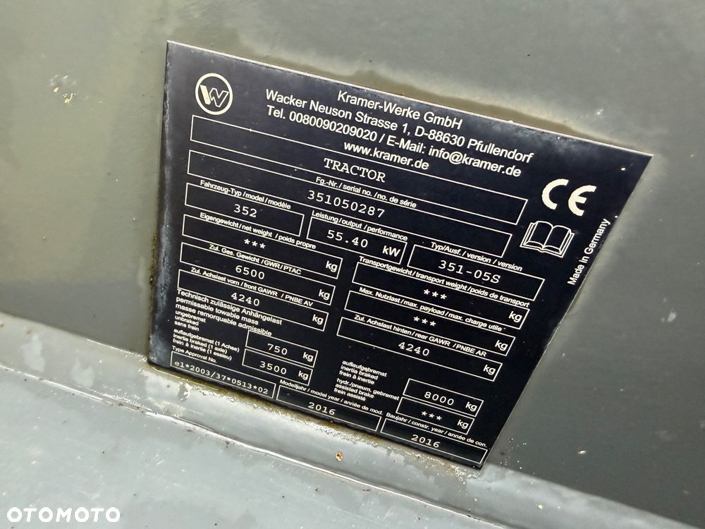 Kramer 8085 ecospeed 40km/h, silnik Deutz - 10