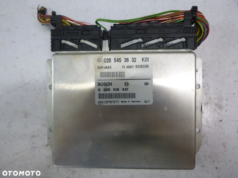 ZESTAW STARTOWY MERCEDES A-KLASA W168 1,6B STEROWNIK A0265450532  A1661402100 - 3