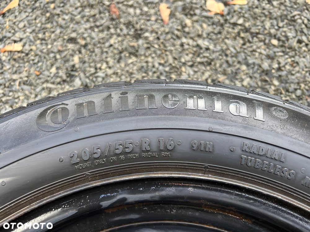 FIAT KOŁA 2SZT R16 4X98 ET31 OPONY ZIMOWE 205/55/R16 CONTINENTAL ContiWinterContact TS810 6.1mm - 2