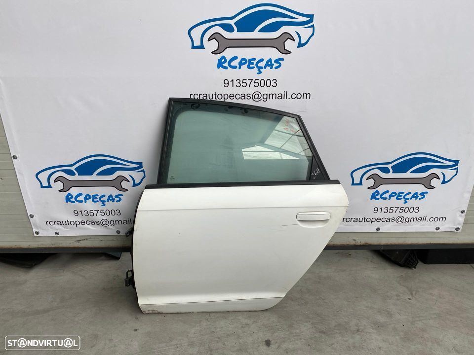 PORTA TRASEIRA TRÁS ESQUERDA | AUDI A6 C6 SEDAN CARRO | FECHO ELEVADOR MOTOR PUXADOR VIDRO; - 1