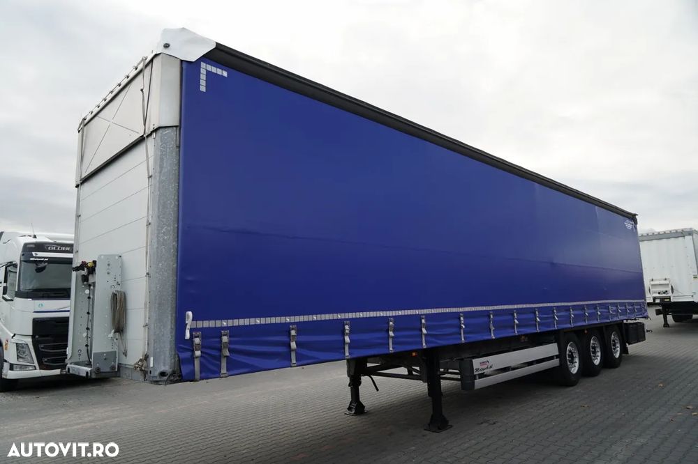 Schmitz Cargobull CORTINĂ / STANDARD / REMORCA DIN OȚEL - 9 M / ACOPERIȘ CULISANT / AXĂ CULISANTĂ / 2021 - 4