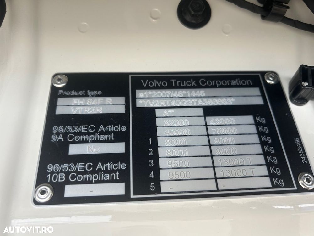 Volvo FH500, Retarder,18mc,Hardox, prelata electrica,  Factura externa - 28