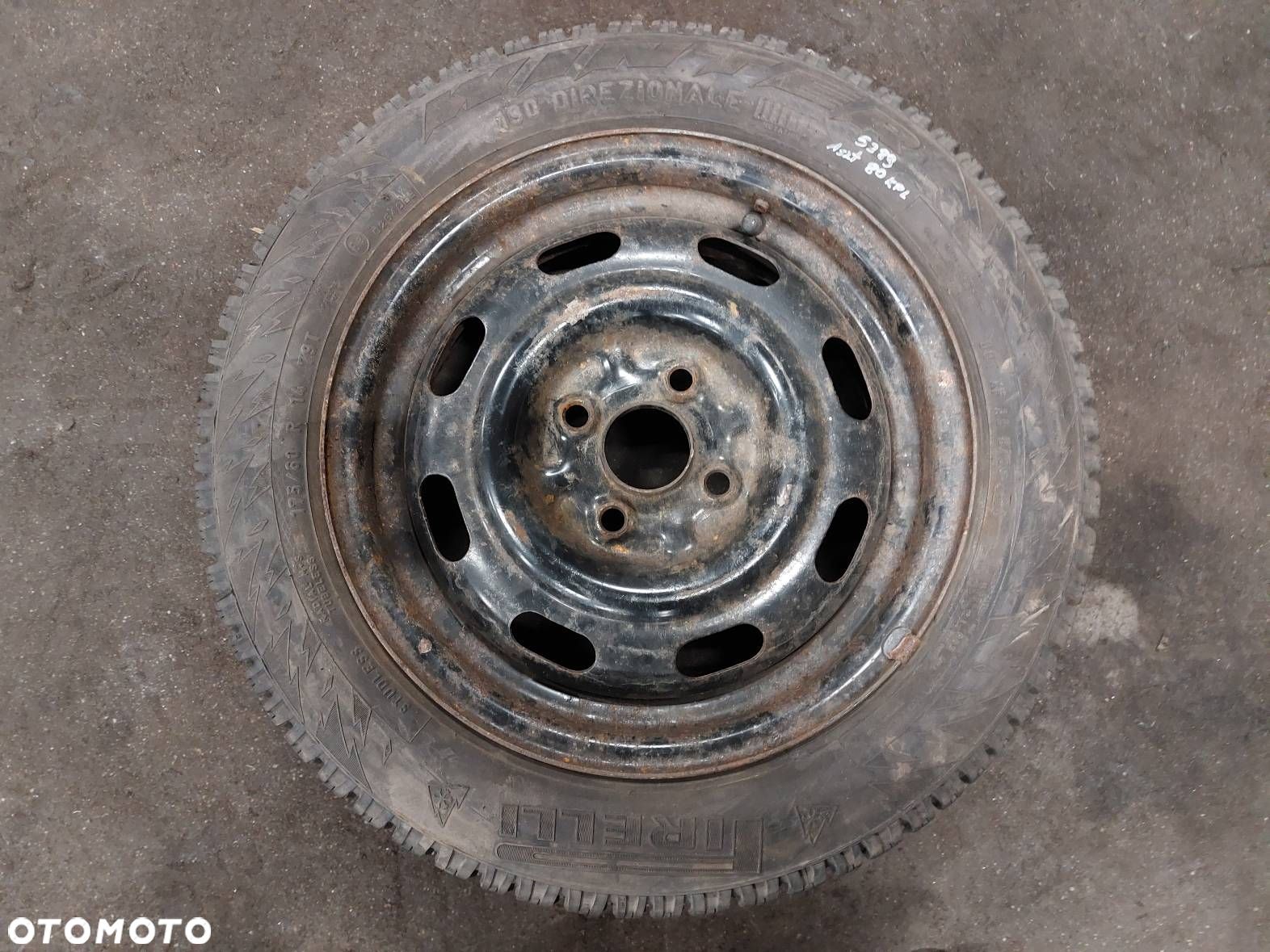 KOŁO FELGA OPONA ZAPAS 4X100 x14 FI54,1 175/60R14 2001R PIRELLI MAZDA - 1