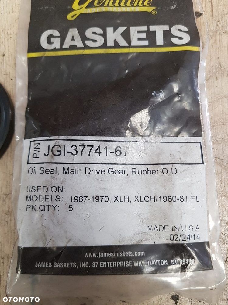 Simering wałka zdawczego / kosza sprzęgłowego MCS 502821 Harley Davidson - 3