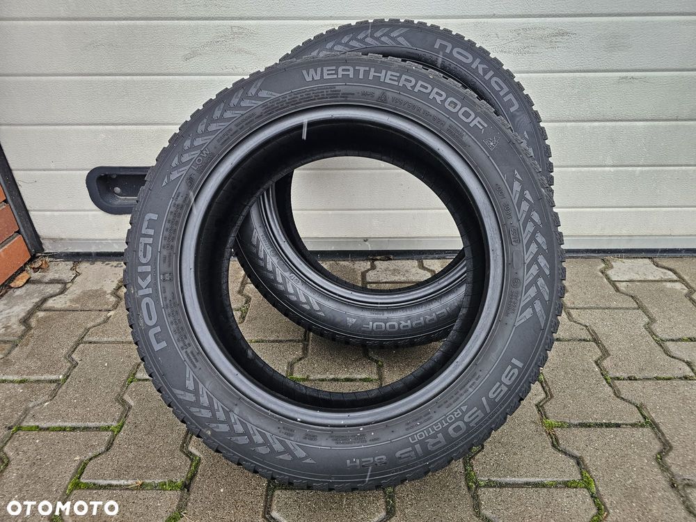 (A27) 195/50R15 82H 7,5mm 17r / Nokian WeatherProof - 6