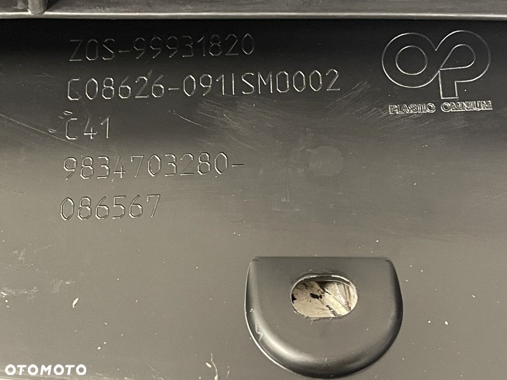 NOWY ORYGINALNY ZDERZAK SPOILER ZDERZAKA PRZEDNIEGO CITROEN C4 III 3  20-24 9834703280 - 9