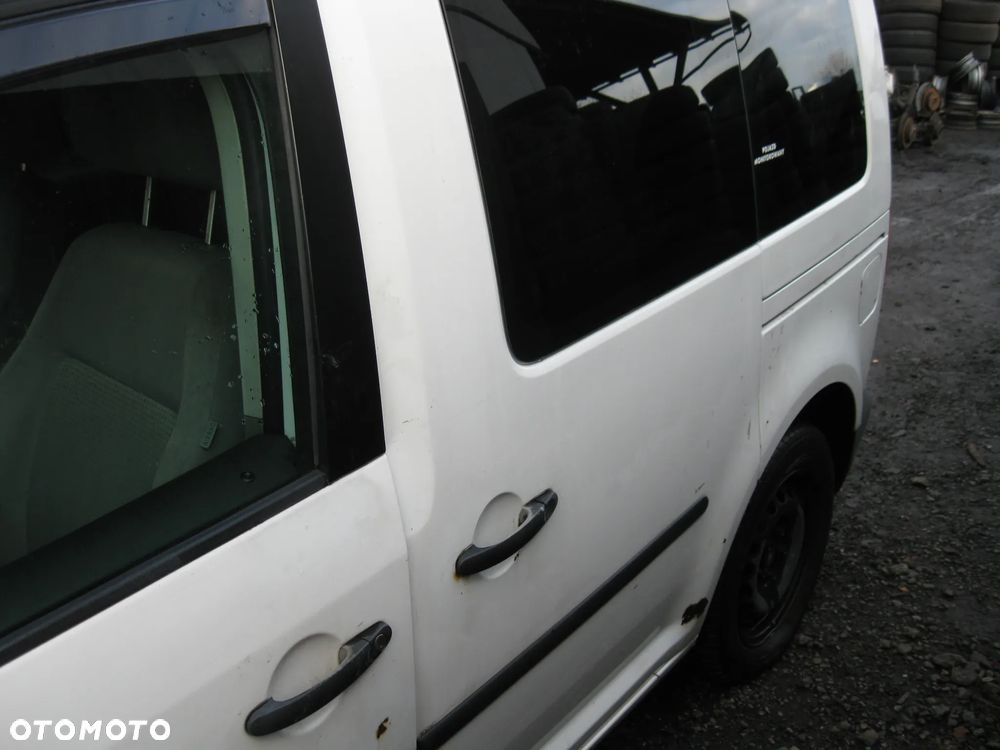 vw caddy 3 drzwi biale - 1