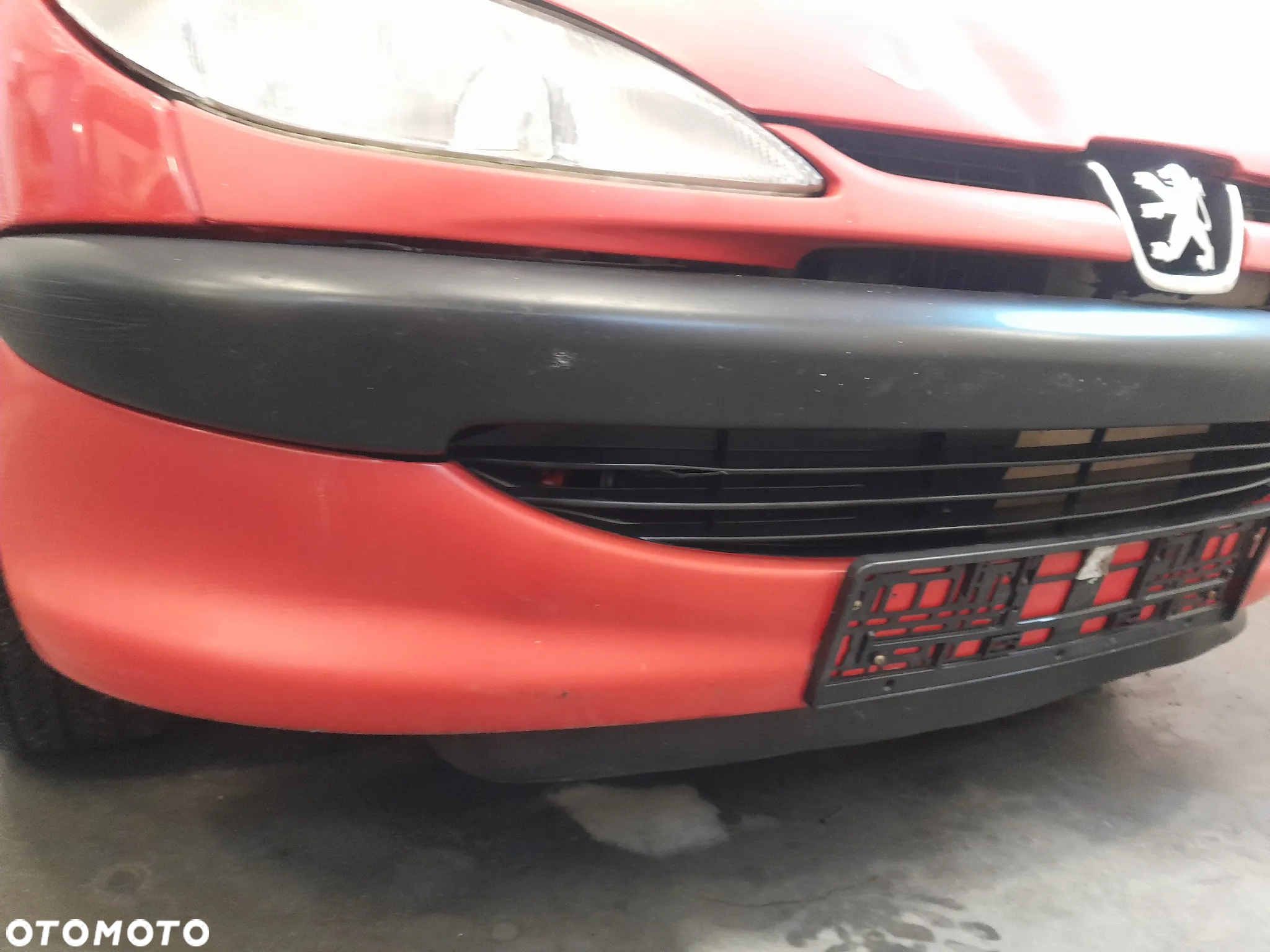 PEUGEOT 206 ZDERZAK PRZEDNI PRZÓD KOLOR: EKBB - 4