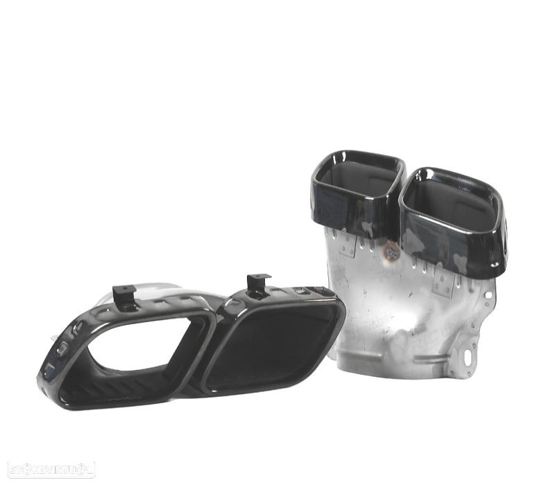 PONTEIRAS DE ESCAPE MERCEDES GLE W167 19- LOOK GLE63 PRETAS - 5