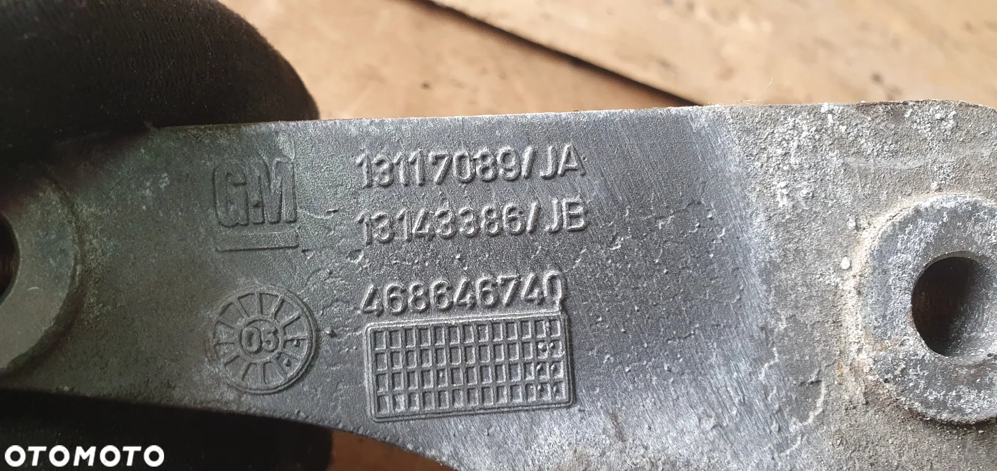 Łapa poduszka skrzyni biegów Opel Meriva A 1.6 16V 13117089 - 6