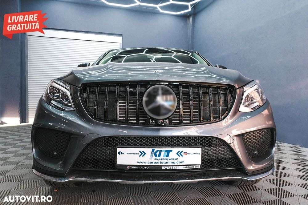 Grila Centrala Mercedes GLE Coupe C292 (2015-2018) GLE W166 SUV (2015-2018) GT-R P- livrare gratuita - 11