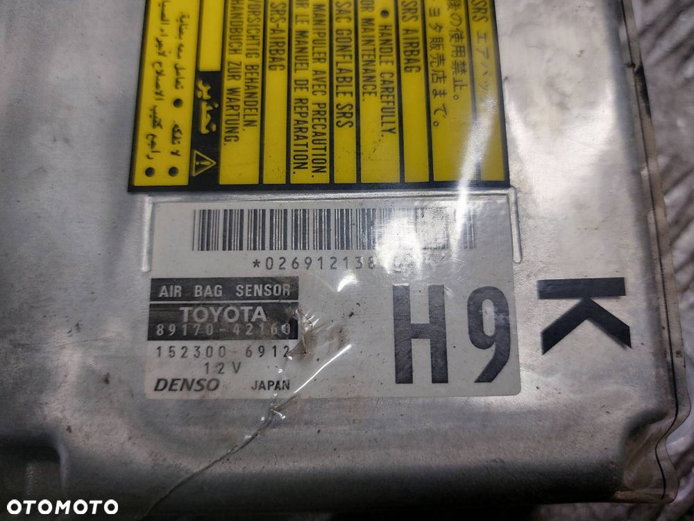 ZESTAW AIRBAG POSTRZAŁOWY KOKPIT TOYOTA RAV4 II - 2