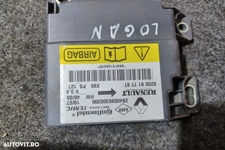 Calculator airbag 2840096300300 8200817787 Dacia Logan 1 [2004 - 2008 - 4