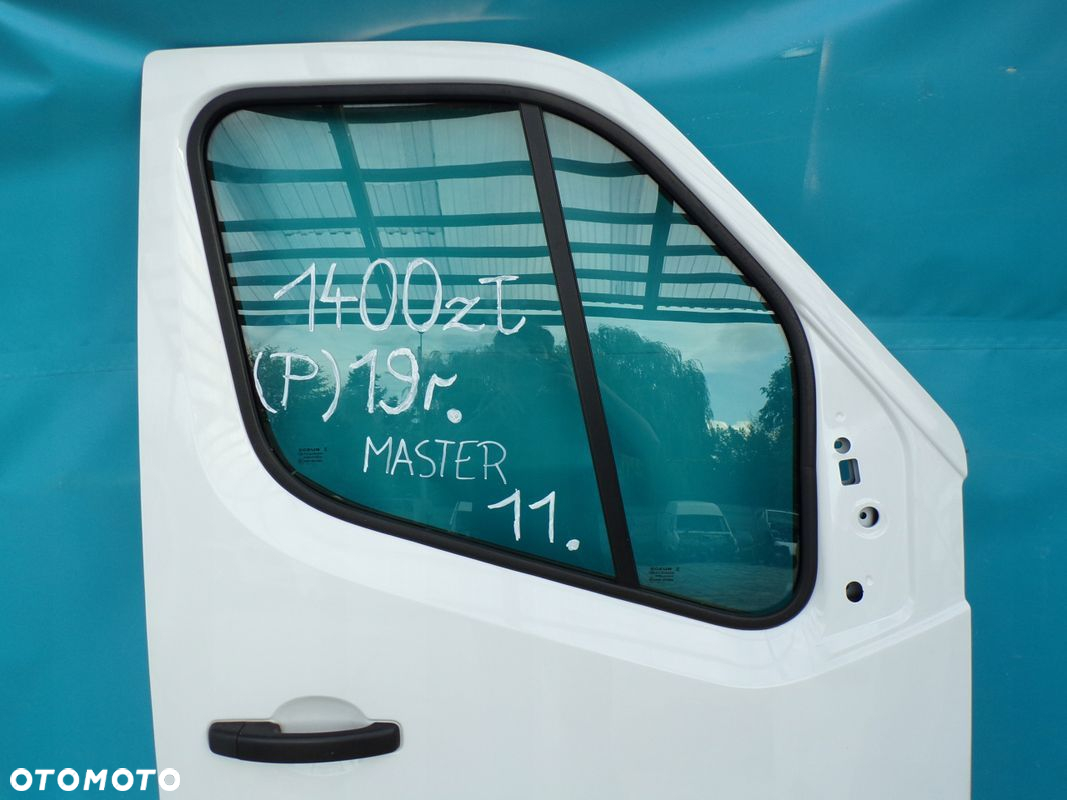 MASTER 3 i 4 MOVANO B drzwi przednie PRAWE przód BIAŁE 2019r - 4