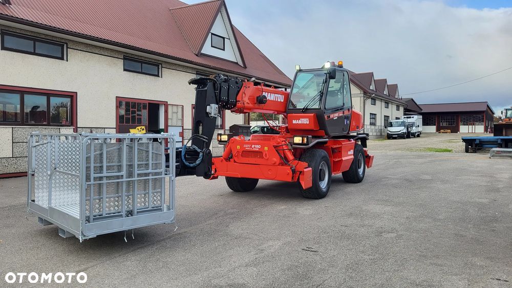 Manitou MTR 2150/ Ładowarka teleskopowa obrotowa  / Podnośnik koszowy sterowany z pilota/ - 2