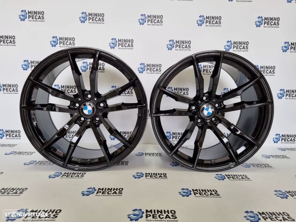 Jantes Look BMW X6M 2017 em 20 Preto Brilho - 1
