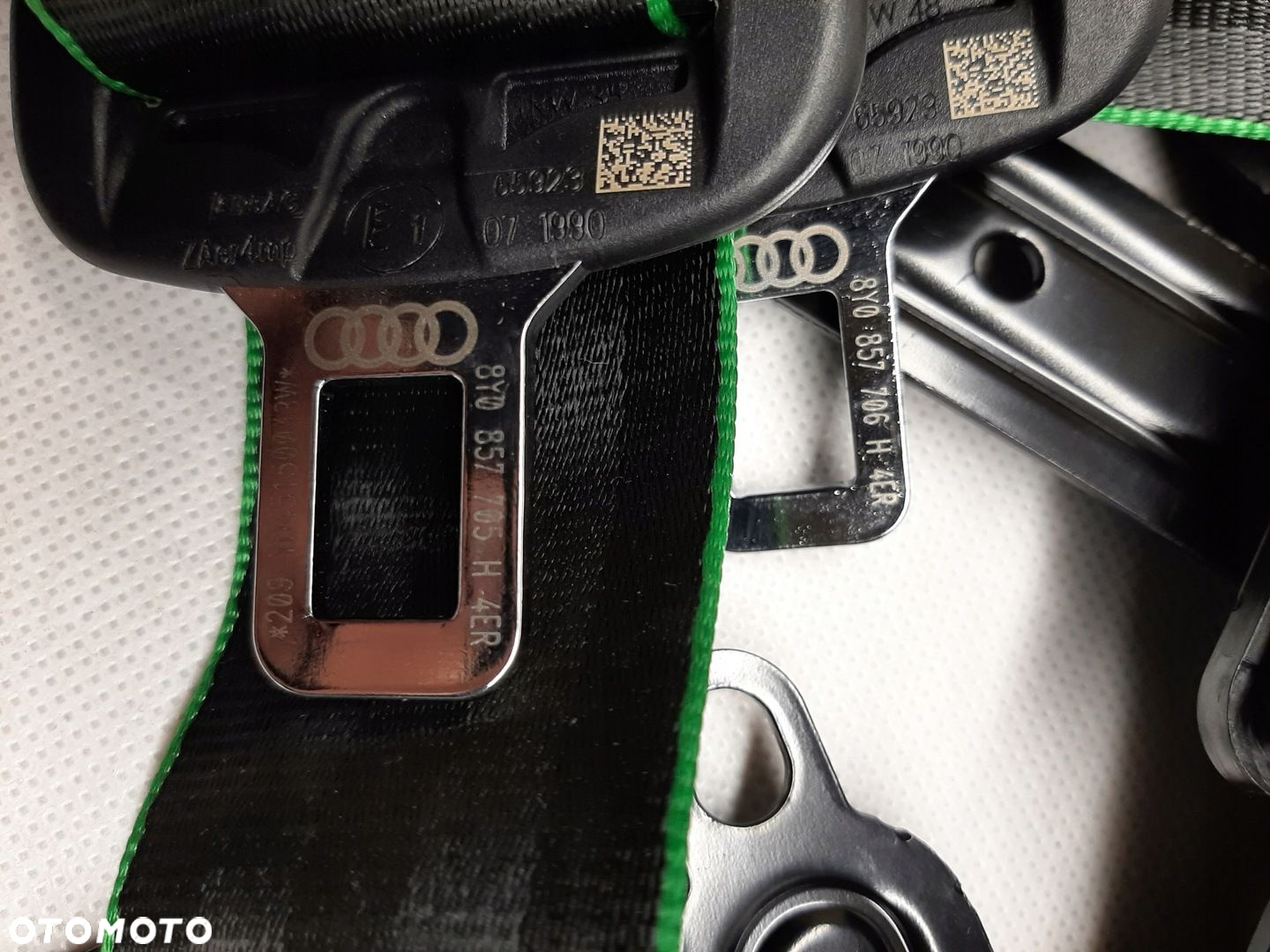 AUDI RS3 2020- pasy bezpieczeństwa komplet ZIELONE - 10