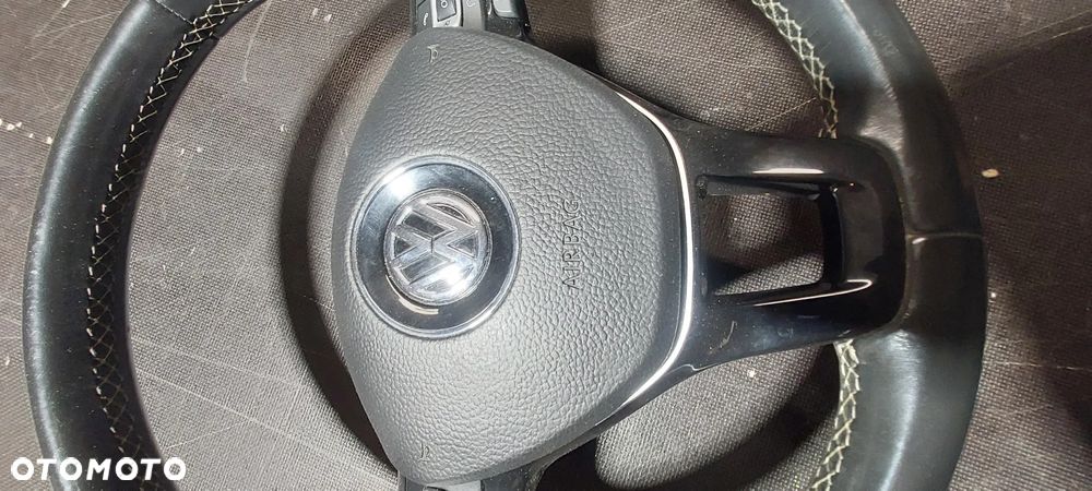 Kierownica skórzana  vw t6 pod wielofunkcję - 3