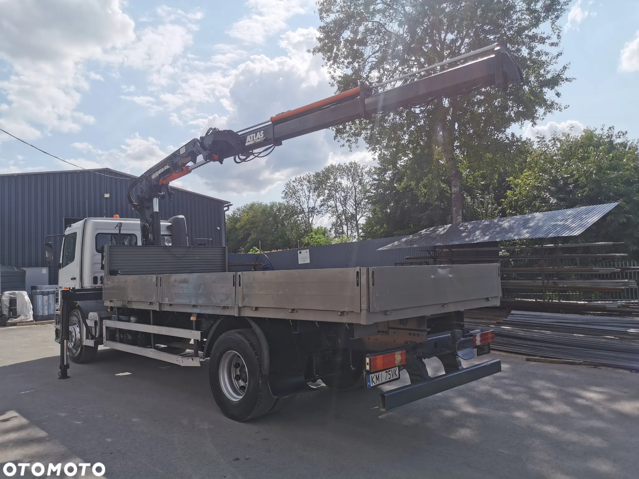Mercedes-Benz Atego 1823 żuraw HDS Atlas 105.2 koła 315/80R22,5 - 5