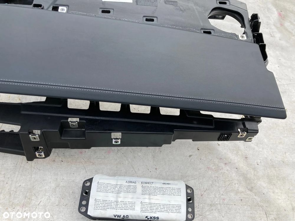 AUDI A6 S6 RS6 C8 A7 S7 RS7 4K DESKA KONSOLA KOKPIT PULPIT PÓŁKA PARAPET PODUSZKI POWIETRZNE AIRBAG KURTYNY KURTYNA PASY PAS BEZPIECZEŃSTWA Oryginał SKÓRA Okazja - 7