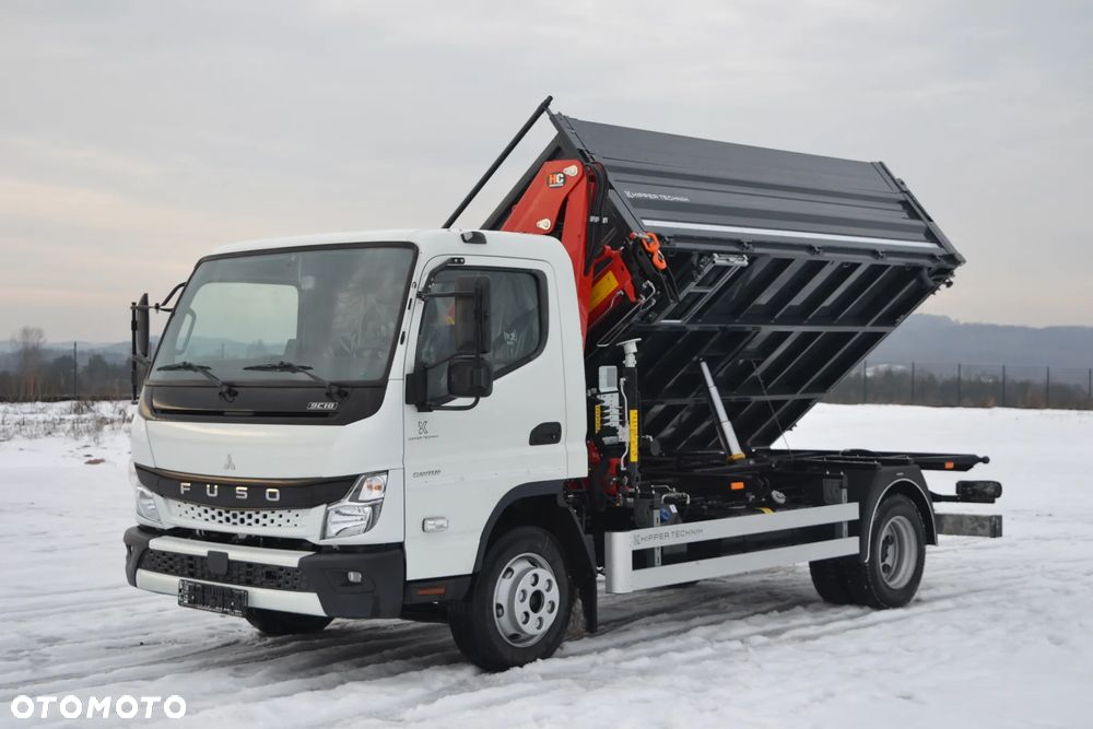 FUSO Mitsubishi Canter 9C18 Nowy Żuraw HDS HYVA HB 60E1 Nowy 3-stronny WYWROT Kiper Wywrotka - 14