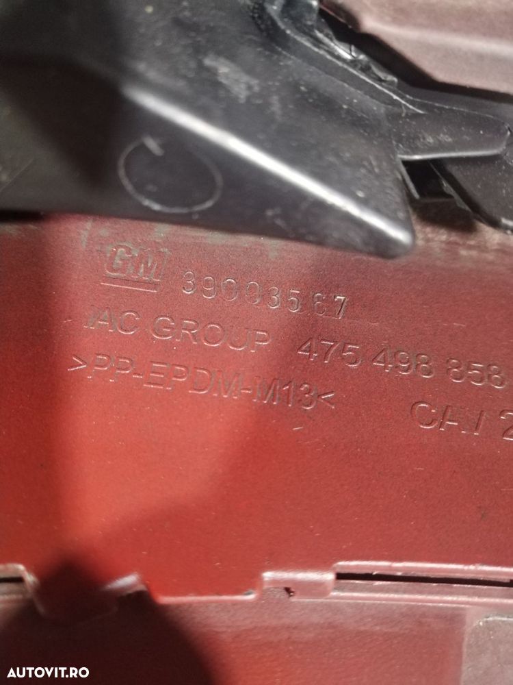 Bara fata Opel Corsa E, 2014, 2015, 2016, 2017, 2018, cod origine OE 39003567. - 14