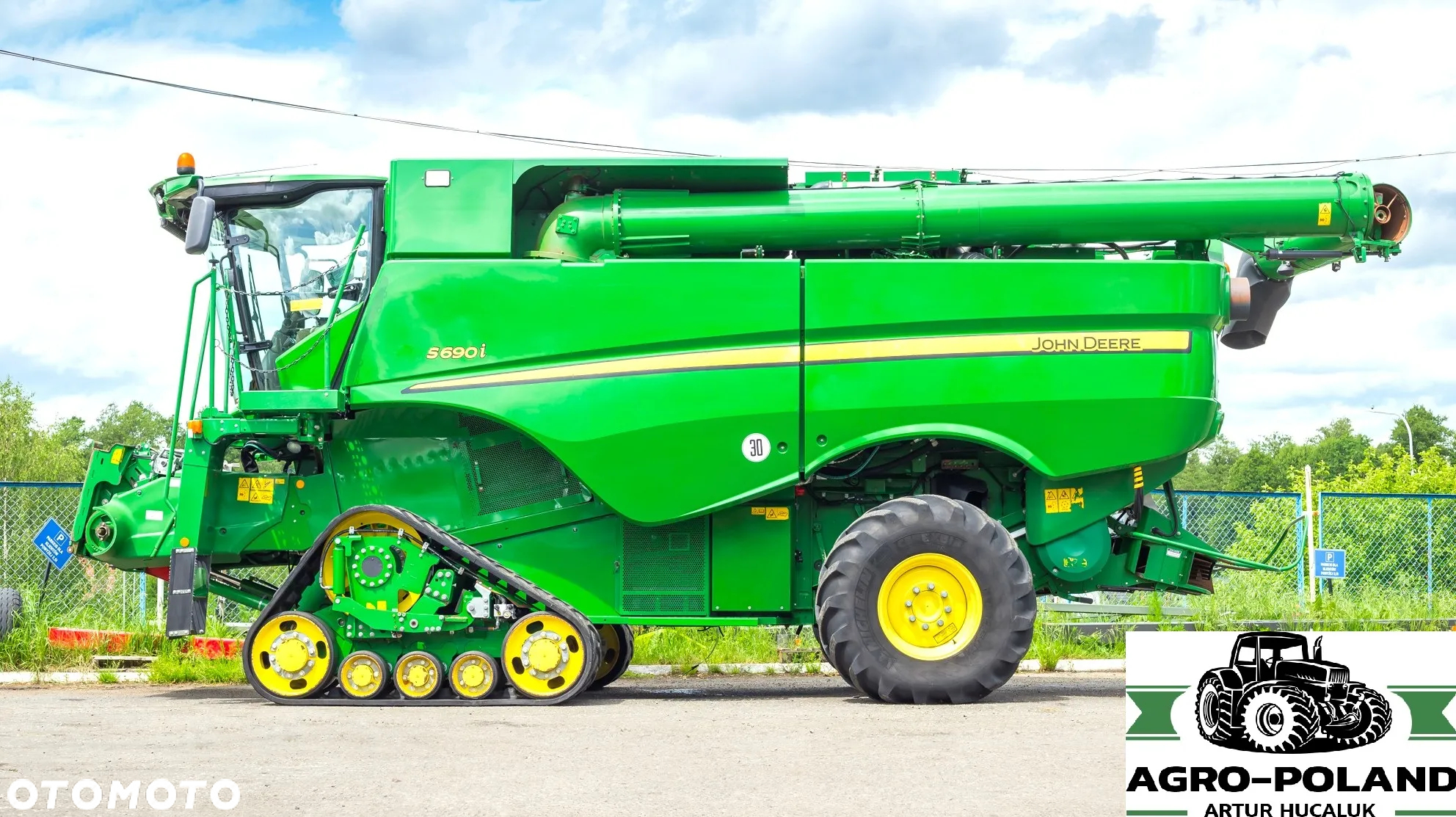 John Deere S 690 i - 2015 ROK - 1823 h + HEDER VARIO JD 640 EX - 12,2 M - 4