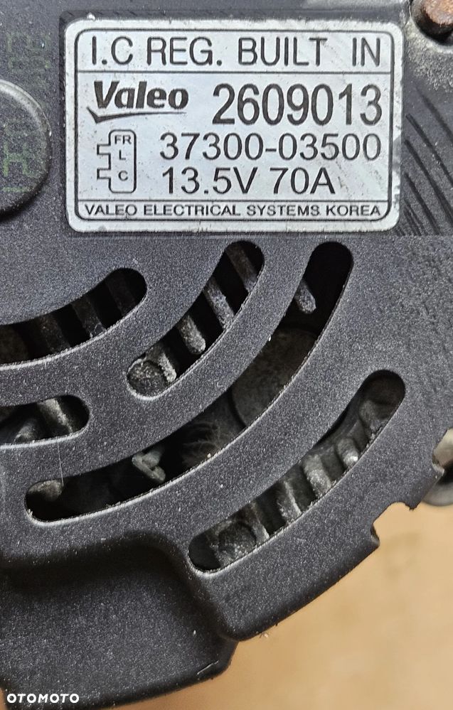 Hyundai i10 i20 Kia Rio 1.2 16V alternator 70A 37300-03500 - 2