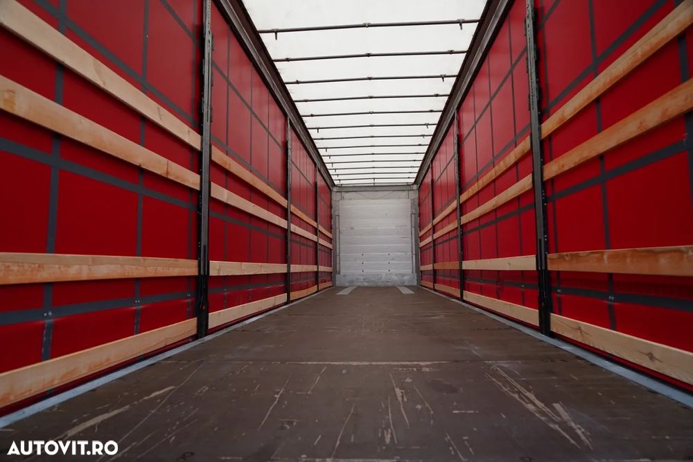 Schmitz Cargobull CORTINĂ / VARIOS / 385/55 R22.5 / PUNȚĂ CULISANTĂ / ACOPERIȘ CULISANT / SAF - 15