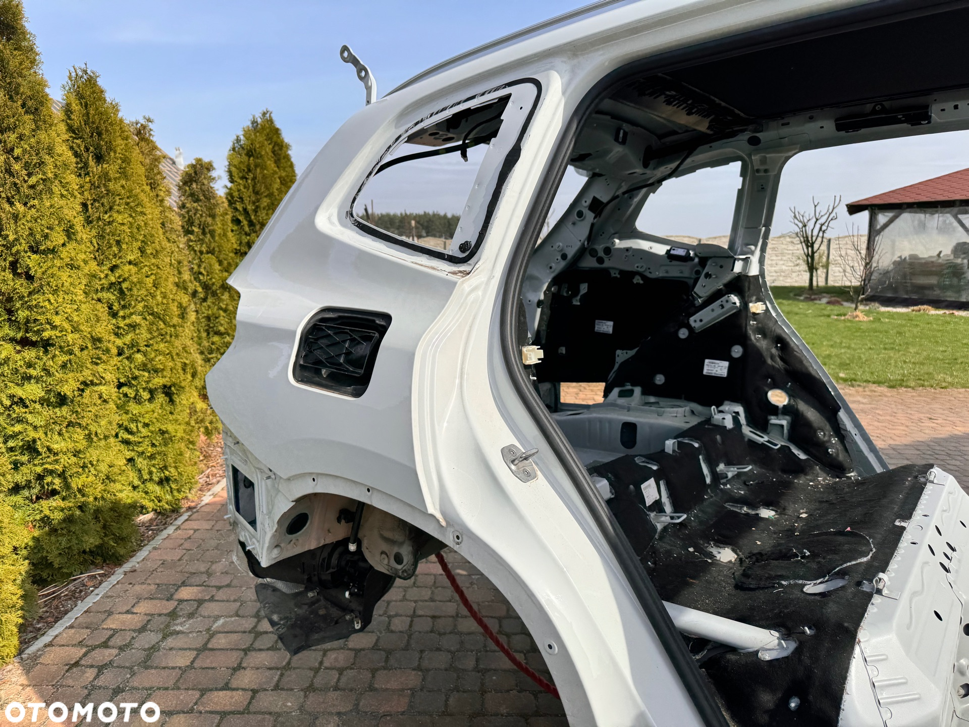 ĆWIARTKA BŁOTNIK SŁUPEK tył prawa lewa strona bmw x3 g01 f97 kolor a300 - 4