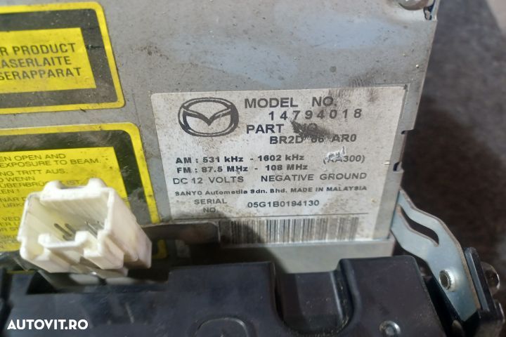 Radio cd 14794018 Mazda 3 BK [facelift] [2006 - 2009] Hatchback 5-usi - 4
