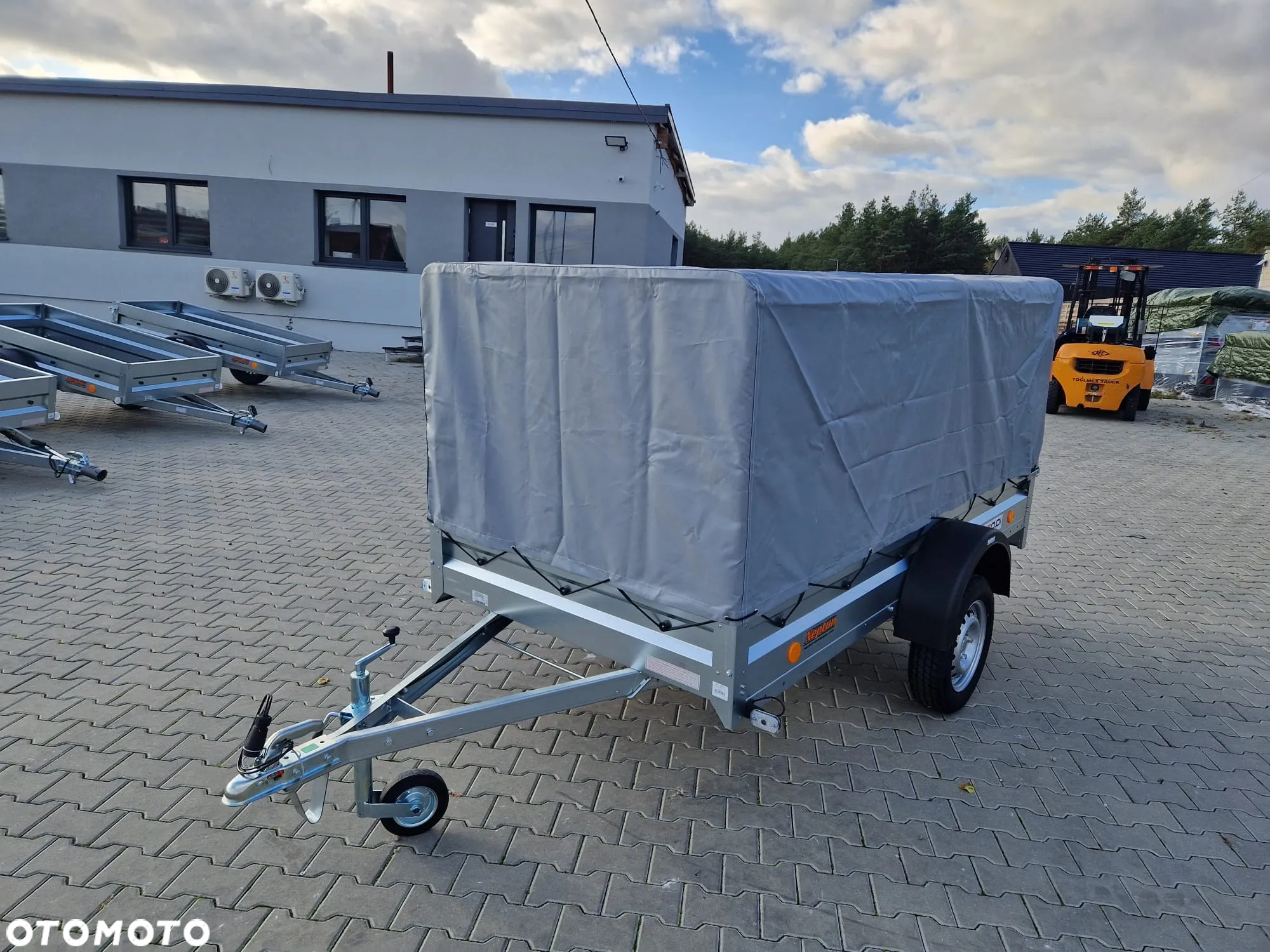 Neptun Neptun DOSTAWA Przyczepka 263x129x110cm N7-263 ptw PROMOCJA! Lekka przyczepa jednoosiowa ze stelażem i plandeką GN114 - 5