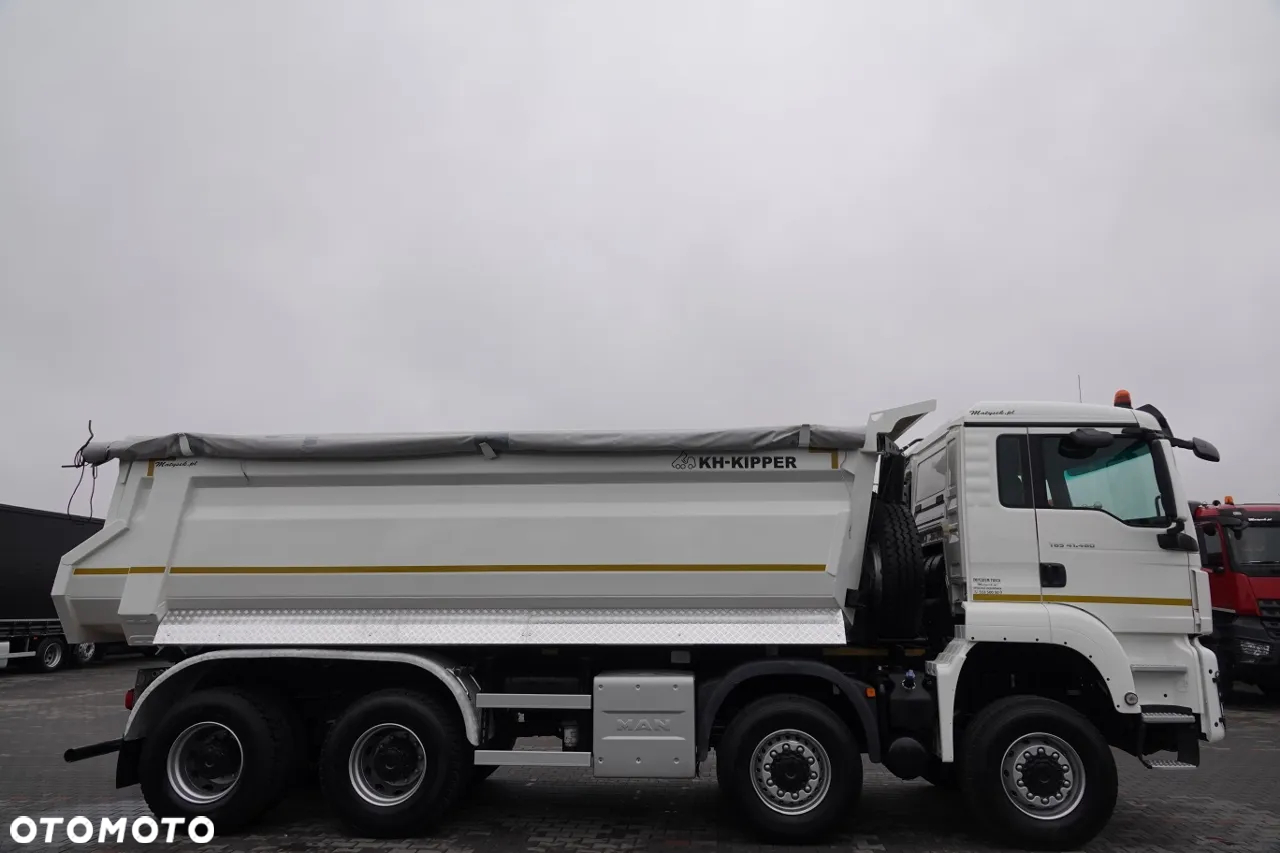 MAN TGS 41.460 / 8x8 / WYWROTKA TYLNOZSYP / MANUAL / KH-KIPPER / EURO 6 / 2019 ROK / PO KONTRAKCIE SERWISOWYM - 16